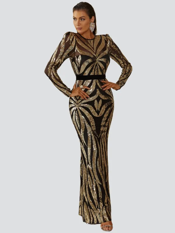 Ball - gown style formal dresses with sequined bodices for promGeometric Sequin Cutout Cocktail Dress XJ1473 Ball - gown style formal dresses with sequined bodices for promGeometric Sequin Cutout Cocktail Dress XJ1473