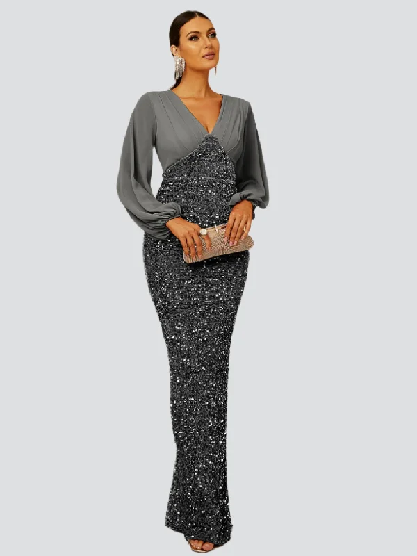 Prom dresses with lace - trimmed hems and off - the - shoulder necklines for a delicate lookMermaid Wedding Guest Dress XH2240 Prom dresses with lace - trimmed hems and off - the - shoulder necklines for a delicate lookMermaid Wedding Guest Dress XH2240