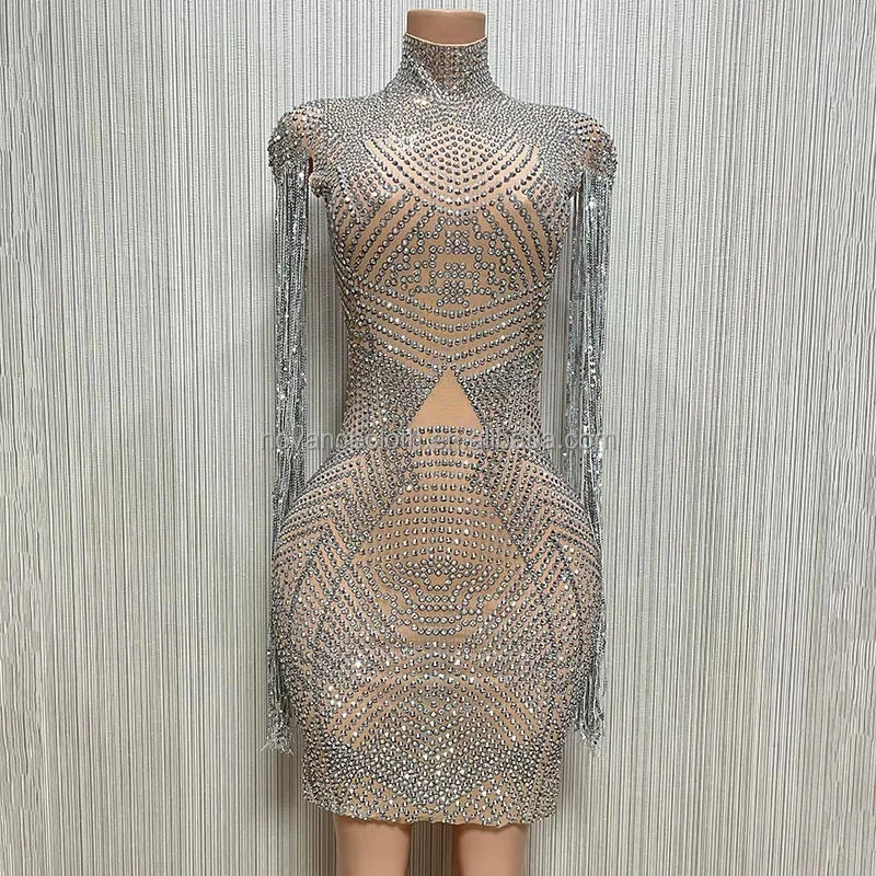 A - line formal dresses with beaded lace appliques for formal eventsNOVANCE Y1352 trendy fall clothes women high neck sleeveless mini dress party evening tassel dresses for evening prom party wear A - line formal dresses with beaded lace appliques for formal eventsNOVANCE Y1352 trendy fall clothes women high neck sleeveless mini dress party evening tassel dresses for evening prom party wear