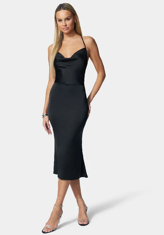 Formal dresses with abstract print panels and rhinestone embellishments for a unique formal eventStrappy Satin Midi Dress Formal dresses with abstract print panels and rhinestone embellishments for a unique formal eventStrappy Satin Midi Dress