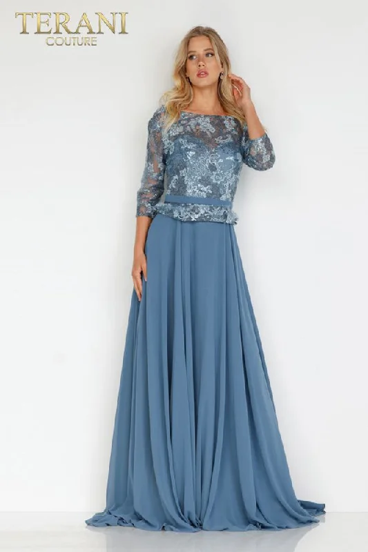 Prom dresses with keyhole backs and rhinestone - studded straps for a flirty lookTerani Couture 2027M3086 Prom dresses with keyhole backs and rhinestone - studded straps for a flirty lookTerani Couture 2027M3086