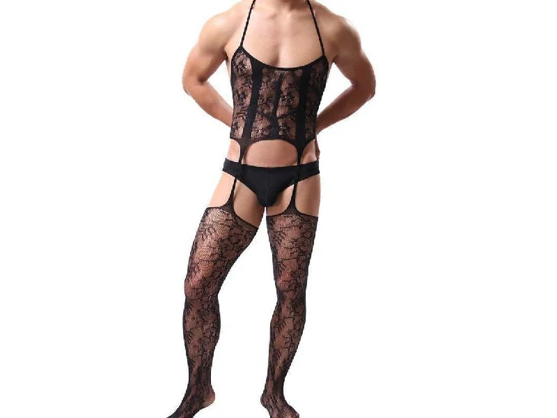 Gay Bodysuits | Loungewear Sexy Lace Bodysuit