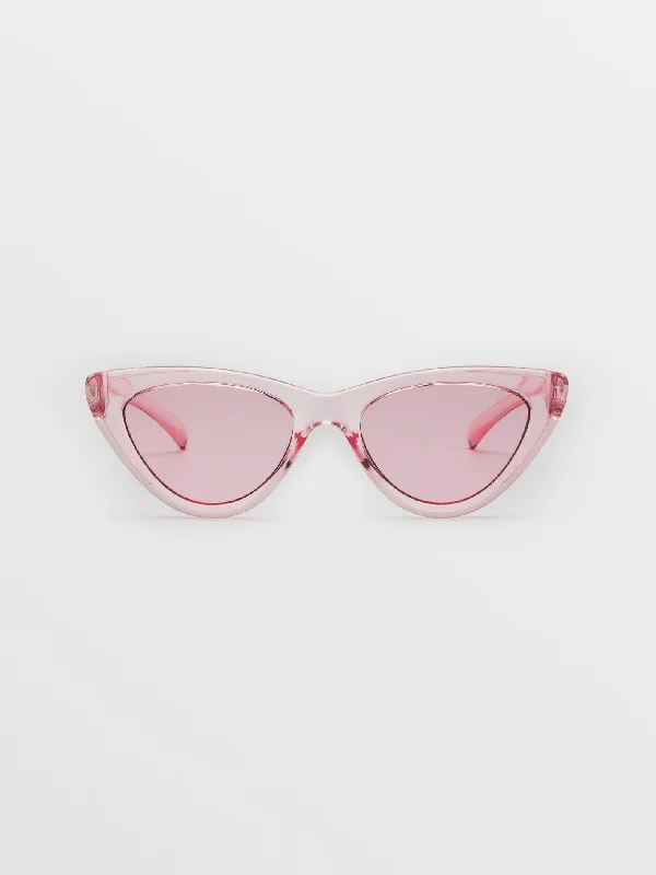 Knife Sunglasses - Crystal Light Pink/Pink