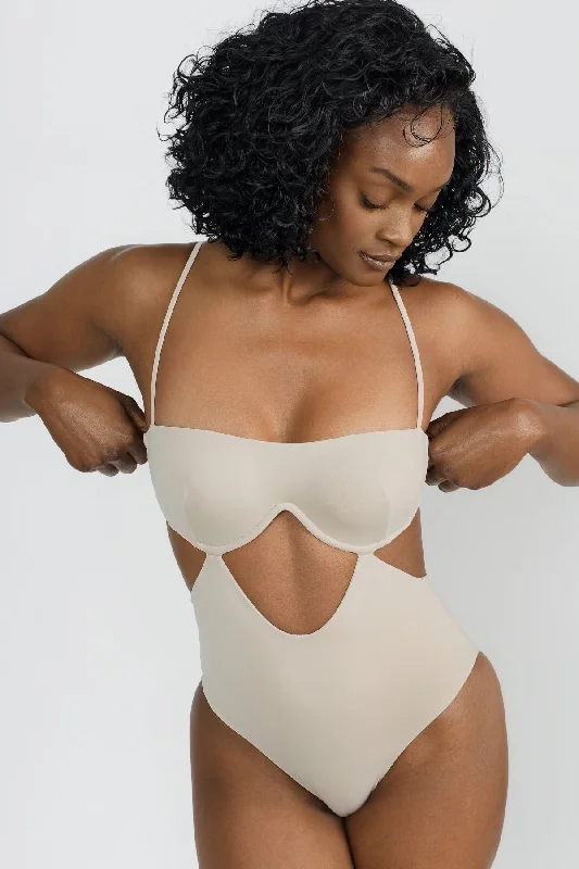 Plus Size Women's Boho - Style One - Pieces in Multicolor with Tassels for a Festival VibeMalia One Piece Full Coverage - Coconut Plus Size Women's Boho - Style One - Pieces in Multicolor with Tassels for a Festival VibeMalia One Piece Full Coverage - Coconut