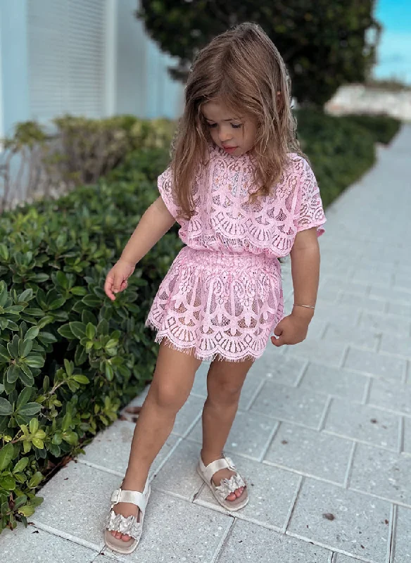 Metallic - thread cover ups for a sparkly beachside eventMonaco Kids Tunic