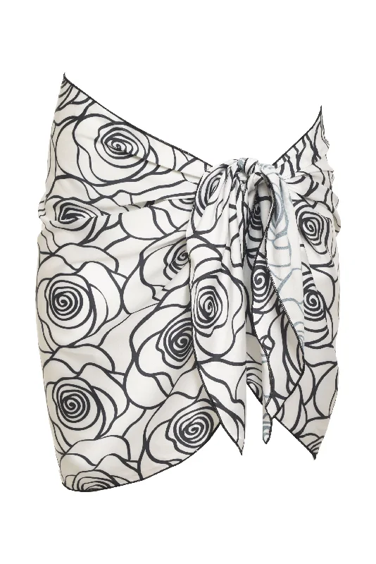 Sustainable organic cotton cover ups for eco - conscious beach loversPareo Daybreak - Rosa a Lápiz Sustainable organic cotton cover ups for eco - conscious beach loversPareo Daybreak - Rosa a Lápiz