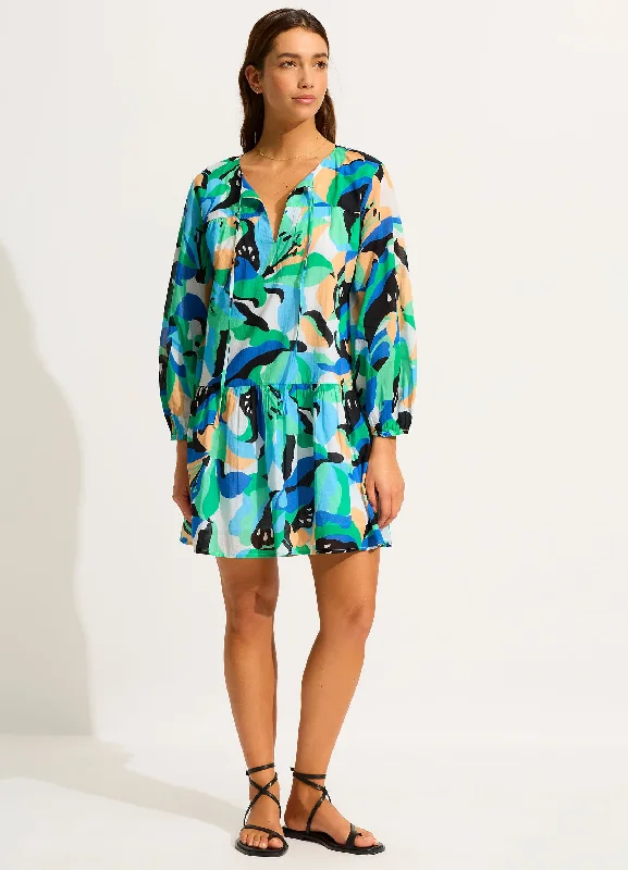 Petite - fit cropped linen cover ups for a breezy summer strollRio Cover Up - Jade