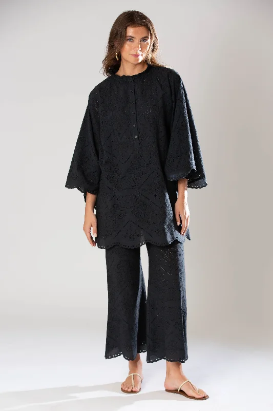 Rowena Eyelet Top / Caftan